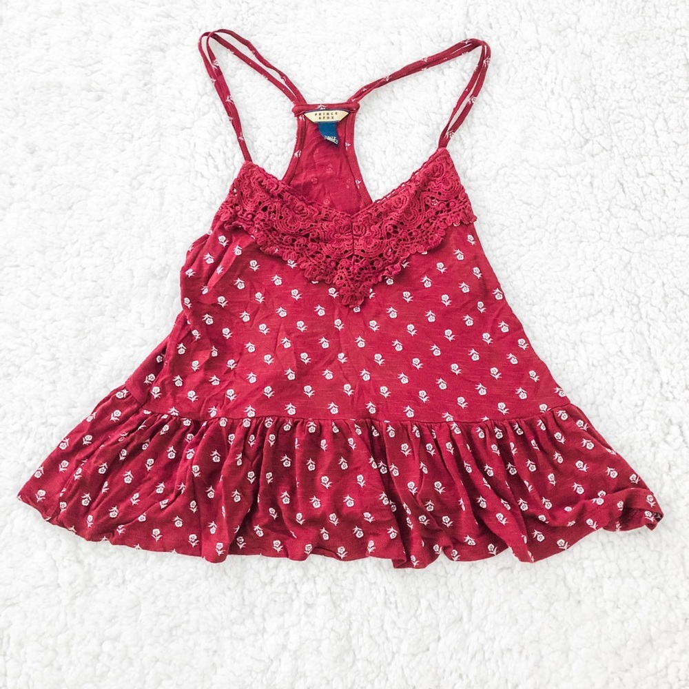 Aeropostale spaghetti strap crop top.
